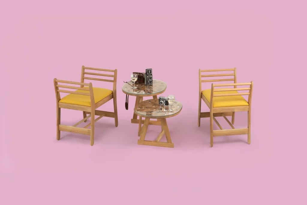 Slajd sto timber 06